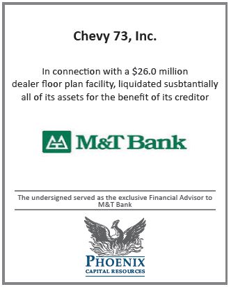 Chevy 73 and M&T Bank
